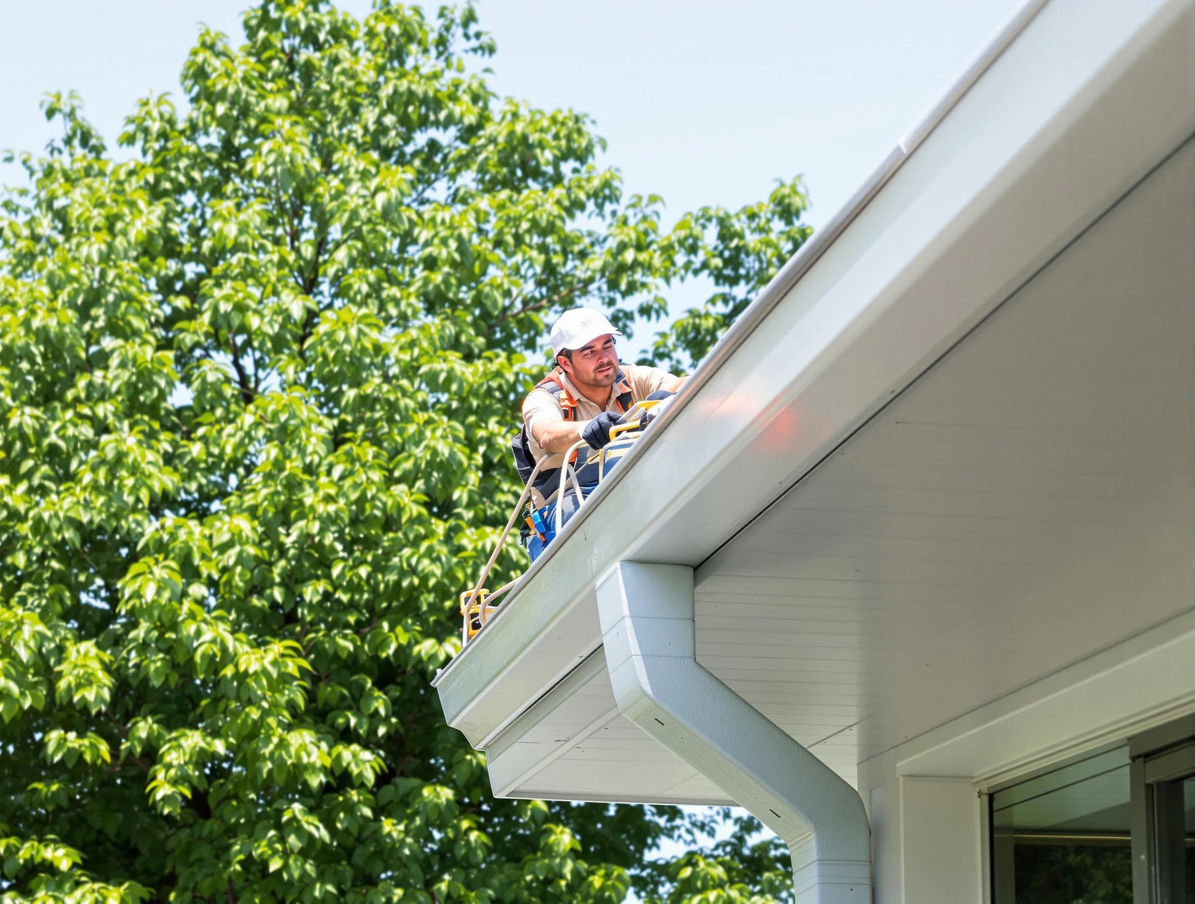 Cleveland OH Roofers expert examining roof shingles in Cleveland, OH